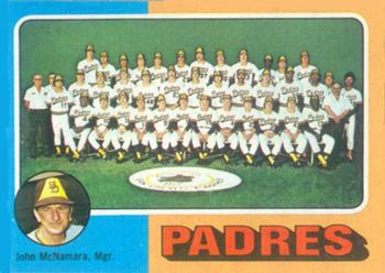 1975 Topps #146 San Diego Padres / John McNamara Front