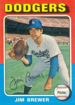 1975 Topps #163 Jim Brewer Front