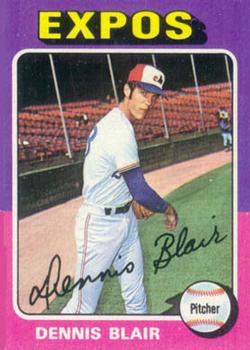 1975 Topps #521 Dennis Blair Front