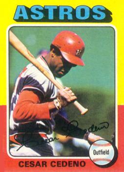 1975 Topps #590 Cesar Cedeno Front