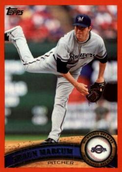 2011 Topps - Red Border #615 Shaun Marcum Front