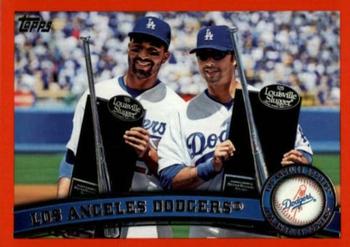 2011 Topps - Red Border #646 Los Angeles Dodgers Front