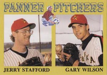 1990 Alaska Goldpanners #12 Jerry Stafford / Gary Wilson Front