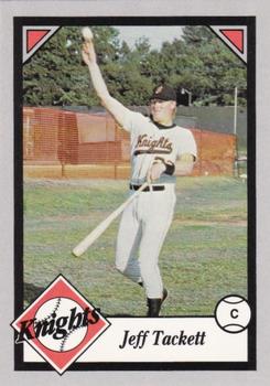 1988 Charlotte Knights #8 Jeff Tackett Front