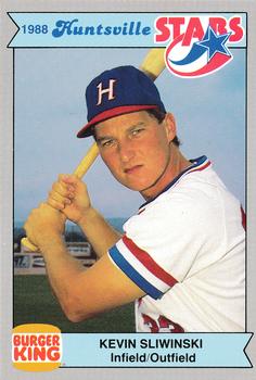 1988 Burger King Huntsville Stars #NNO Kevin Sliwinski Front