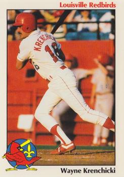 1988 Louisville Redbirds #25 Wayne Krenchicki Front