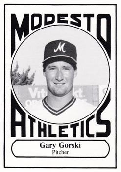 1988 Modesto A's #11 Gary Gorski Front