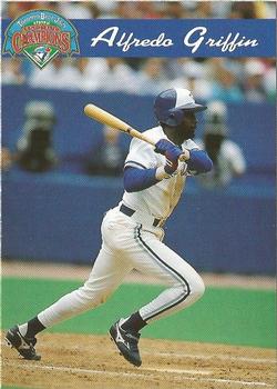 1993 Toronto Blue Jays Fire Safety #NNO Alfredo Griffin Front