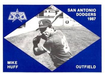 1987 San Antonio Dodgers #16 Mike Huff Front