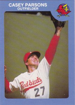 1986 Louisville Redbirds #22 Casey Parsons Front