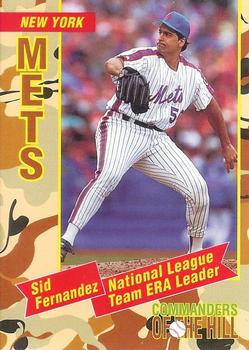 1993 Topps/Coca-Cola Commanders of the Hill #24 Sid Fernandez Front