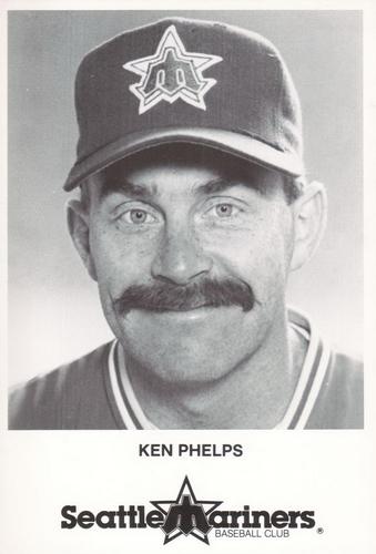 1986 Pacific Northwest Bell Seattle Mariners #NNO Ken Phelps Front