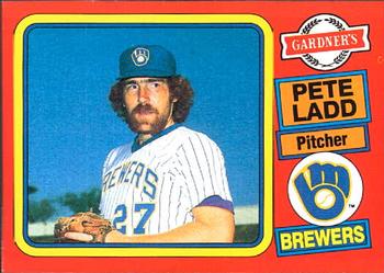 1985 Topps Gardner's Bakery Milwaukee Brewers #10 Pete Ladd Front