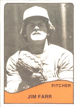 1979 TCMA Asheville Tourists #6 Jim Farr Front