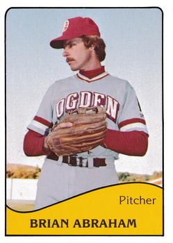 1979 TCMA Ogden A's #10 Brian Abraham Front