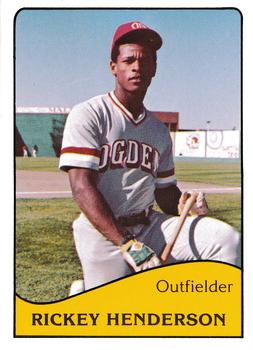 1979 TCMA Ogden A's #9 Rickey Henderson Front