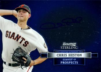 2012 Bowman Sterling - Prospect Autographs #BSAP-CHE Chris Heston Front