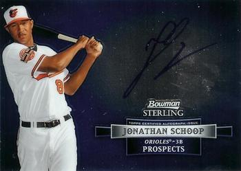2012 Bowman Sterling - Prospect Autographs #BSAP-JSC Jonathan Schoop Front