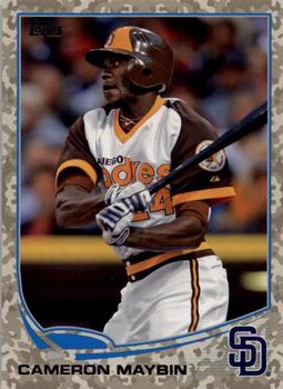 2013 Topps - Camo #324 Cameron Maybin Front