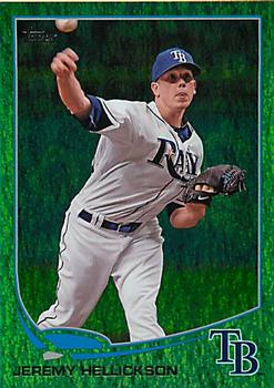 2013 Topps - Emerald Foil #58 Jeremy Hellickson Front