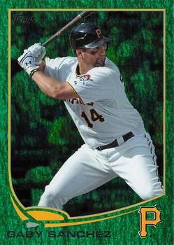 2013 Topps - Emerald Foil #98 Gaby Sanchez Front