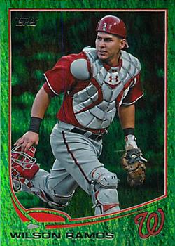 2013 Topps - Emerald Foil #203 Wilson Ramos Front