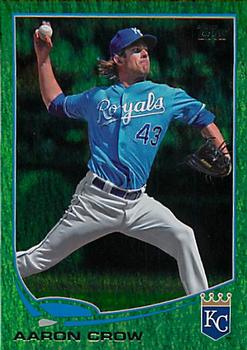 2013 Topps - Emerald Foil #243 Aaron Crow Front
