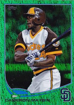 2013 Topps - Emerald Foil #324 Cameron Maybin Front
