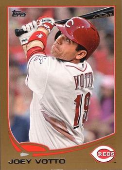 2013 Topps - Gold #19 Joey Votto Front