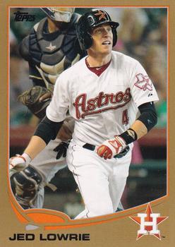 2013 Topps - Gold #104 Jed Lowrie Front