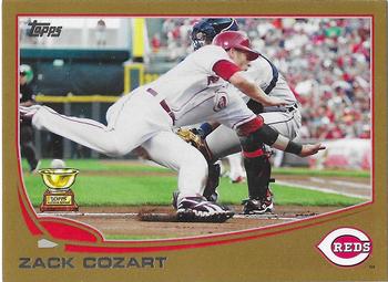 2013 Topps - Gold #202 Zack Cozart Front