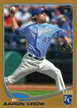 2013 Topps - Gold #243 Aaron Crow Front