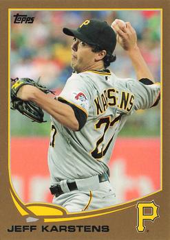 2013 Topps - Gold #293 Jeff Karstens Front