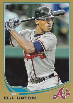 2013 Topps - Gold #614 B.J. Upton Front