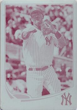 2013 Topps - Printing Plates Magenta #212 Eric Chavez Front