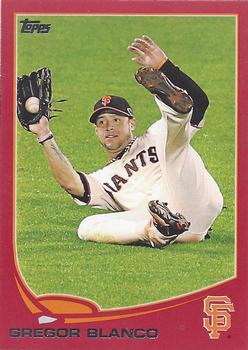 2013 Topps - Red #651 Gregor Blanco Front