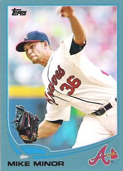 2013 Topps - Blue #257 Mike Minor Front