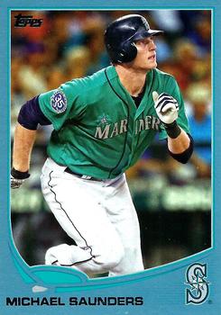 2013 Topps - Blue #297 Michael Saunders Front