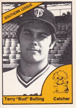 1977 TCMA Orlando Twins #0390 Terry Bulling Front