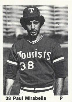 1976 TCMA Asheville Tourists #3 Paul Mirabella Front