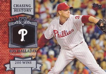 2013 Topps - Chasing History #CH-86 Roy Halladay Front