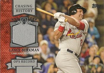 2013 Topps - Chasing History Relics #CHR-LB Lance Berkman Front