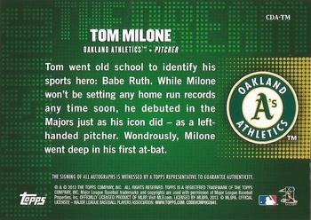 2013 Topps - Chasing the Dream Autographs #CDA-TM Tommy Milone Back