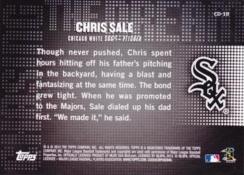 2013 Topps - Chasing the Dream #CD-18 Chris Sale Back