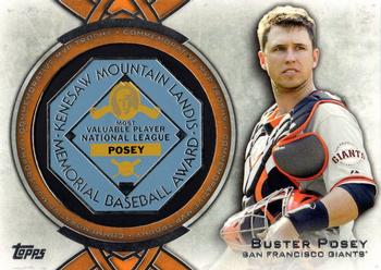 2013 Topps - MVP Award Winners Trophy #MVP-BP Buster Posey Front