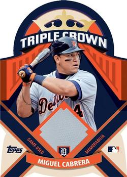 2013 Topps - Triple Crown Relics #TCR-1 Miguel Cabrera Front