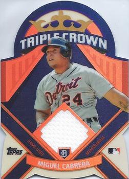 2013 Topps - Triple Crown Relics #TCR-7 Miguel Cabrera Front