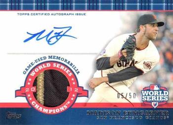 2013 Topps - World Champion Autograph Relics #WCAR-MB Madison Bumgarner Front