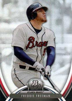 2013 Bowman Platinum #53 Freddie Freeman Front