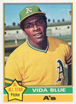 1976 Topps #140 Vida Blue Front